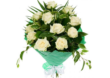 9 rose con verde